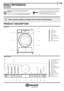 Manual Bauknecht TR Style 72A3 BW Dryer