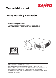 Manual de uso Sanyo PLC-WXE46A Proyector