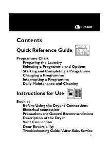 Manual Bauknecht TRAD 6240/1 Dryer