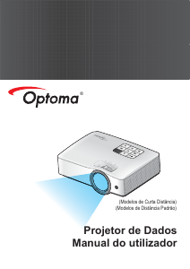 Manual Optoma ZW210ST Projetor