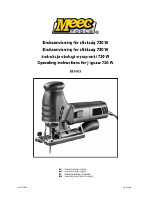 Manual Meec Tools 023-023 Jigsaw