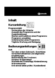 Bedienungsanleitung Bauknecht TRKK 6840/1 Trockner