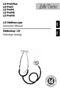 Handleiding Little Doctor LD Prof-IV Stethoscoop