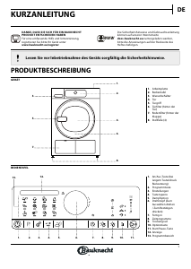 Bedienungsanleitung Bauknecht TRPC 86520 Trockner