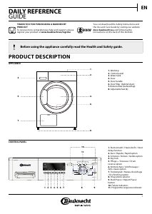 Manual Bauknecht TRWP 82100 Dryer