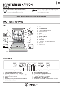 Käyttöohje Indesit DBC 3C24 AC X Astianpesukone