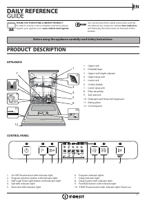 Manual Indesit DFC 2C24 A Dishwasher