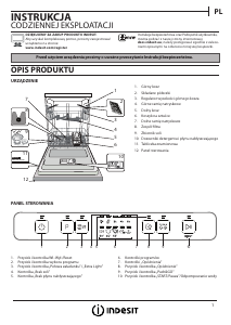 Instrukcja Indesit DFC 2C24 B Zmywarka