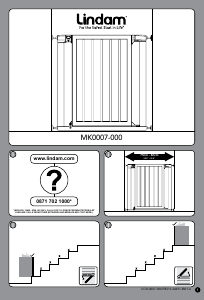 Mode d’emploi Lindam Sure Shut Deco Barrière de sécurité bébé