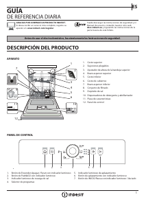 Manual de uso Indesit DFE 1B19 13 Lavavajillas