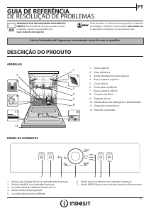 Manual Indesit DFE 1B19 13 Máquina de lavar louça