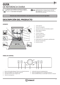 Manual de uso Indesit DFE 1B19 14 Lavavajillas