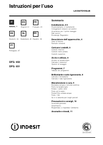 Manuale Indesit DFG 051 EU Lavastoviglie