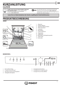 Bedienungsanleitung Indesit DFG 15B10 EU Geschirrspüler