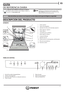 Manual de uso Indesit DFG 15B10 EU Lavavajillas