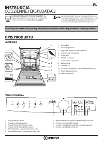 Εγχειρίδιο Indesit DFG 26B1 NX EU Πλυντήριο πιάτων