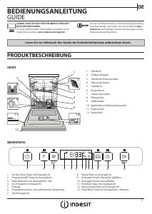 Bedienungsanleitung Indesit DFO 3C23 A X Geschirrspüler