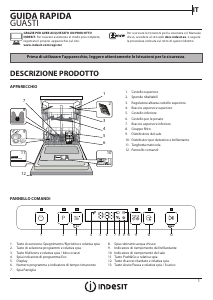 Manuale Indesit DFO 3C23 A X Lavastoviglie