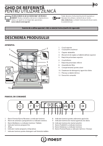 Manual Indesit DFO 3T133 A F X Maşină de spălat vase