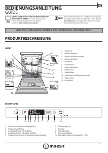 Bedienungsanleitung Indesit DIC 3C24 AC S Geschirrspüler