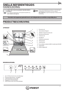 Handleiding Indesit DIE 2B19 A Vaatwasser