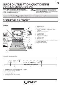 Mode d’emploi Indesit DIE 2B19 UK Lave-vaisselle