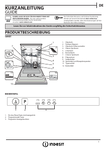 Bedienungsanleitung Indesit DIF 14B1 A EU Geschirrspüler