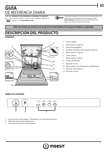 Manual de uso Indesit DIF 14B1 EU Lavavajillas