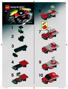 Bruksanvisning Lego set 8130 Racers Terrain crusher