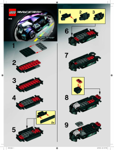 Manual de uso Lego set 8132 Racers Night driver