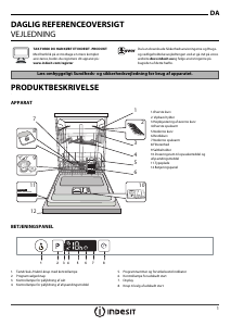 Brugsanvisning Indesit DIFP 28T9 A EU Opvaskemaskine