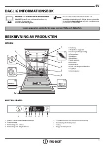 Bruksanvisning Indesit DIFP 28T9 A EU Diskmaskin