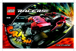 Manual Lego set 8136 Racers Fire crusher