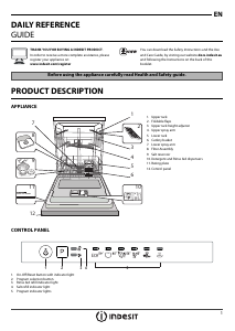 Handleiding Indesit DIFP EU CB 100 Vaatwasser