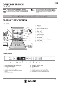 Manual Indesit DIO 3C24 AC E Dishwasher