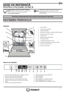 Manual Indesit DIO 3T131 A FE Maşină de spălat vase