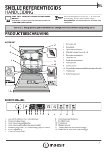 Handleiding Indesit DIO 3T131 A FE Vaatwasser