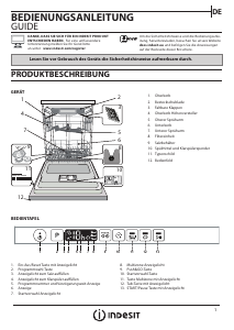 Bedienungsanleitung Indesit DIO 3T131 A FE Geschirrspüler