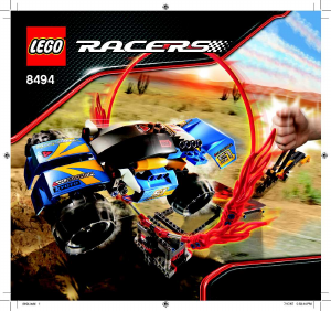 Bruksanvisning Lego set 8494 Racers Ring of fire