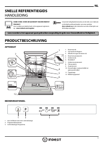 Handleiding Indesit DMIF 14B1 EU Vaatwasser