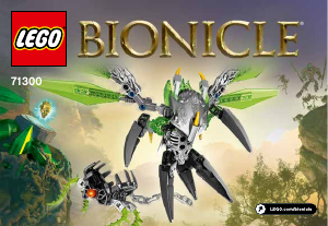 Bedienungsanleitung Lego set 71300 Bionicle Uxar Kreatur des Dschungels