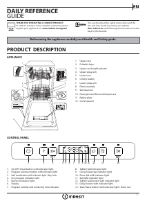 Handleiding Indesit DSFC 3M19 Vaatwasser