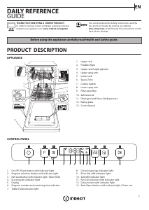 Handleiding Indesit DSFC 3T117 Vaatwasser