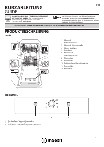 Bedienungsanleitung Indesit DSFE 1B10 Geschirrspüler