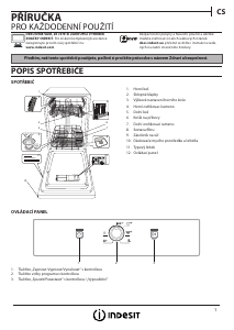 Manuál Indesit DSFE 1B10 S Myčka na nádobí