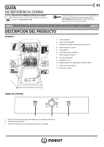 Manual de uso Indesit DSFE 1B10 S Lavavajillas