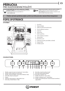 Manuál Indesit DSFO 3T224 C Myčka na nádobí