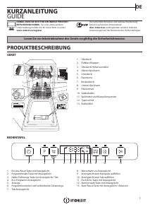 Bedienungsanleitung Indesit DSFO 3T224 Z Geschirrspüler