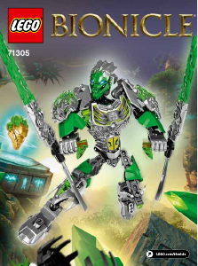 Manual Lego set 71305 Bionicle Lewa uniter of jungle