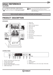 Manual Indesit DSIC 3T117 Z Dishwasher